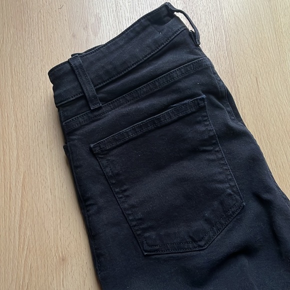 American Apparel High-Rise Skinny Jeans - Black - Picture 5 of 11